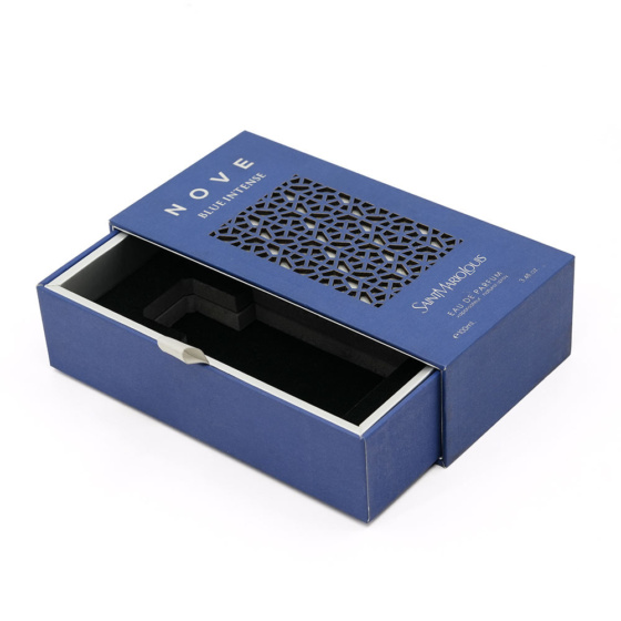 High Quality Luxury Dubai Perfume Glass Bottle with Gift Drawer Paper Box Packaging