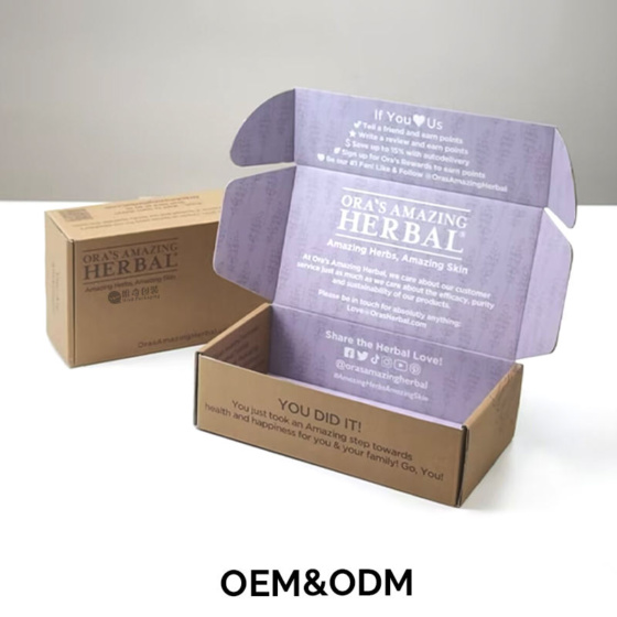 Custom Printed Foldable E-Flute Corrugated Boxes – for Apparel & Shipping