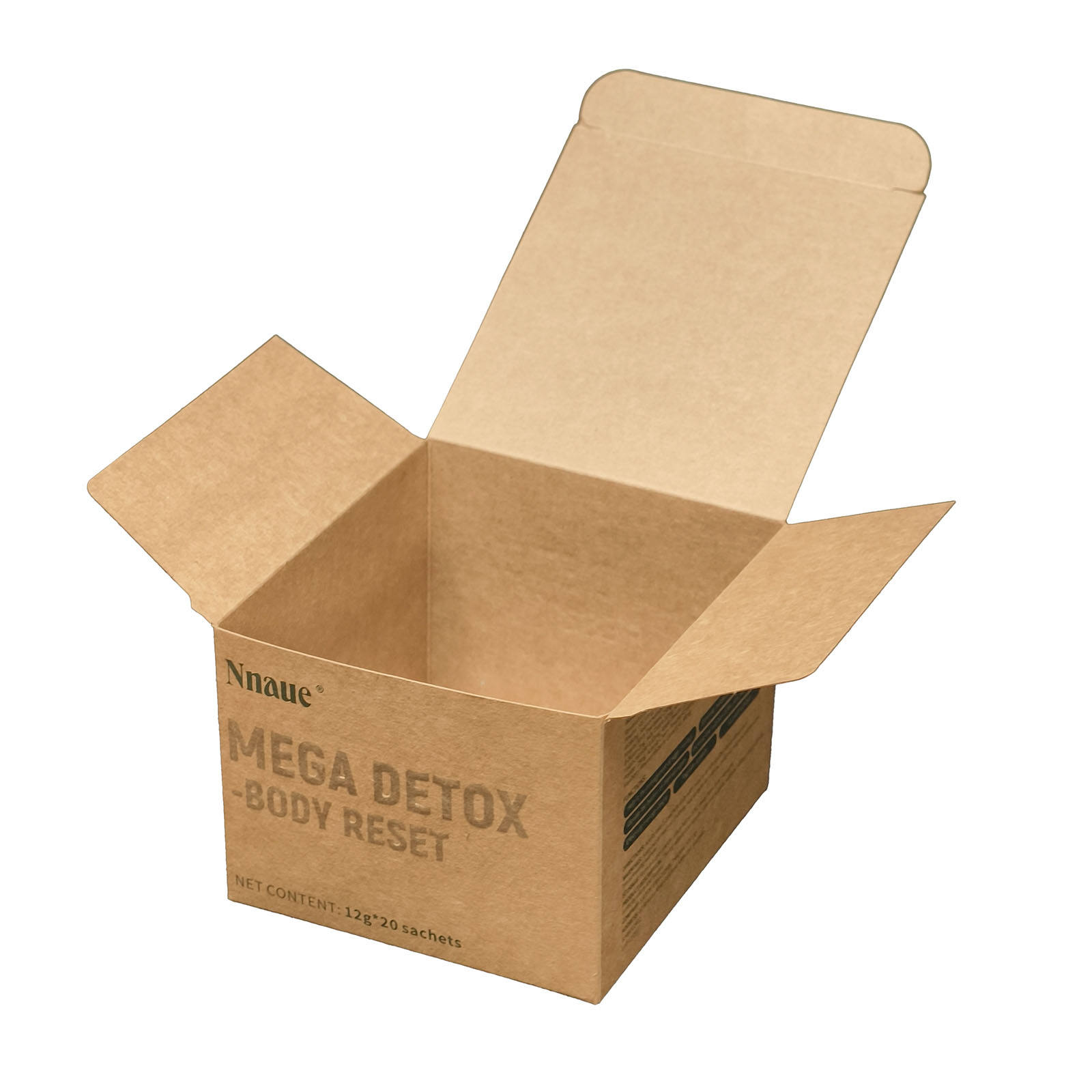 Custom Printed Kraft Paper Folding Box – Eco-Friendly Brown Retail Packaging Box