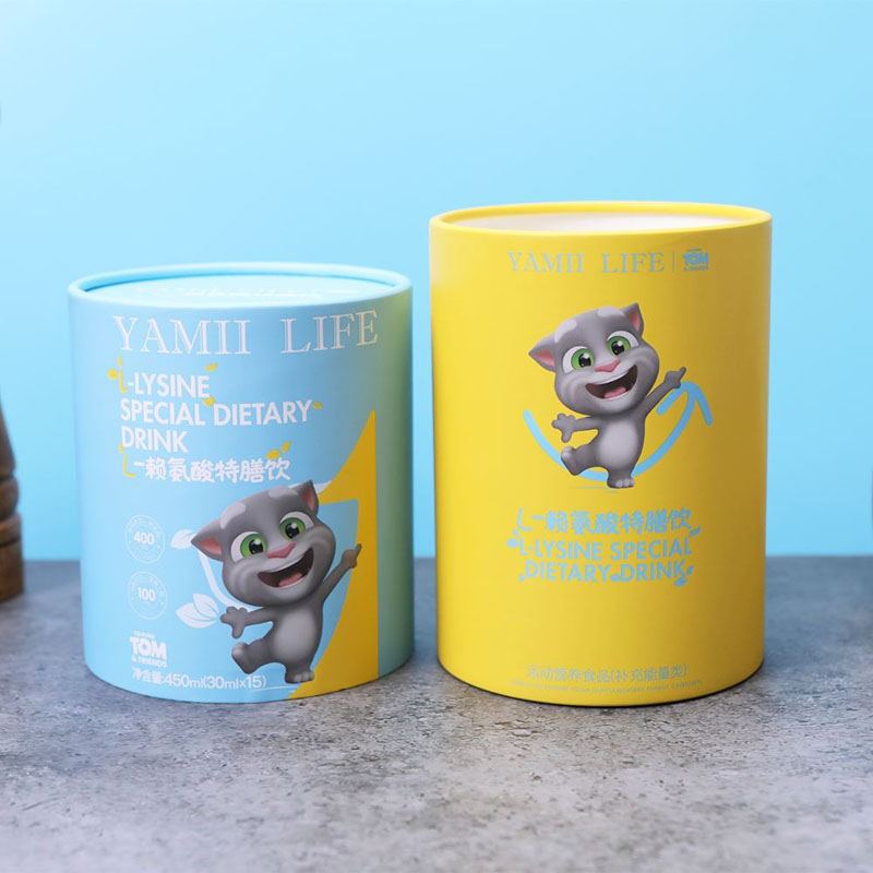 Tube Packaging Box Custom Digital Printing Recyclable Cardboard Round Cylinder Paper Tube