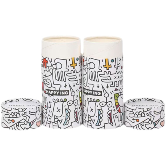 Custom Eco-Friendly Kraft Tube Box for Stationery & Color Pencils