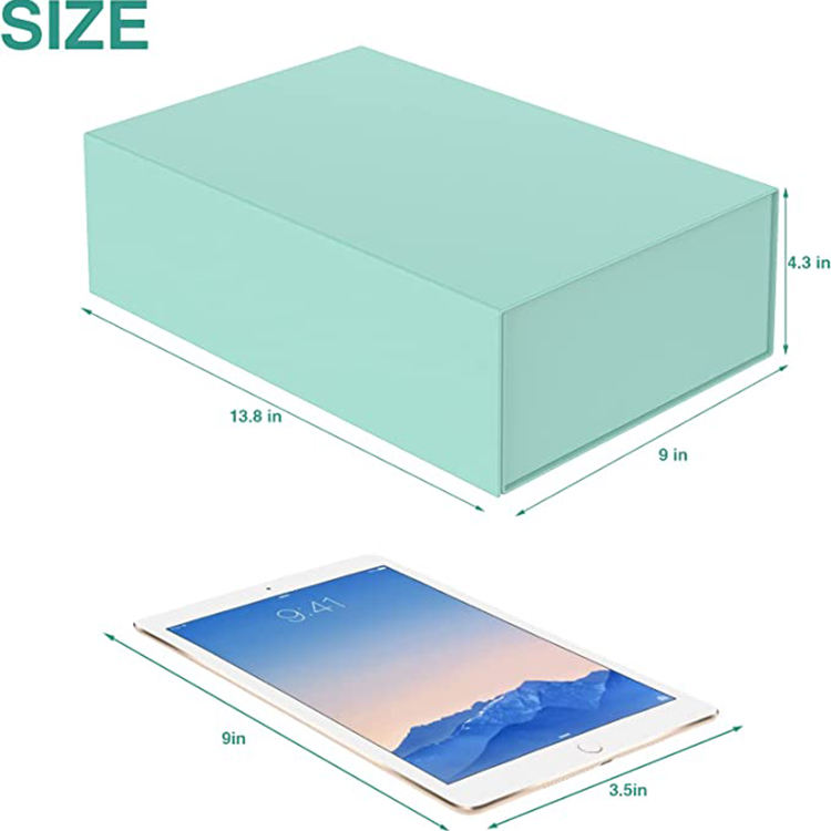 Custom Gift Box Corrugated Shipping Folding Paper Cardboard Gift Packaging Box With Ribbon