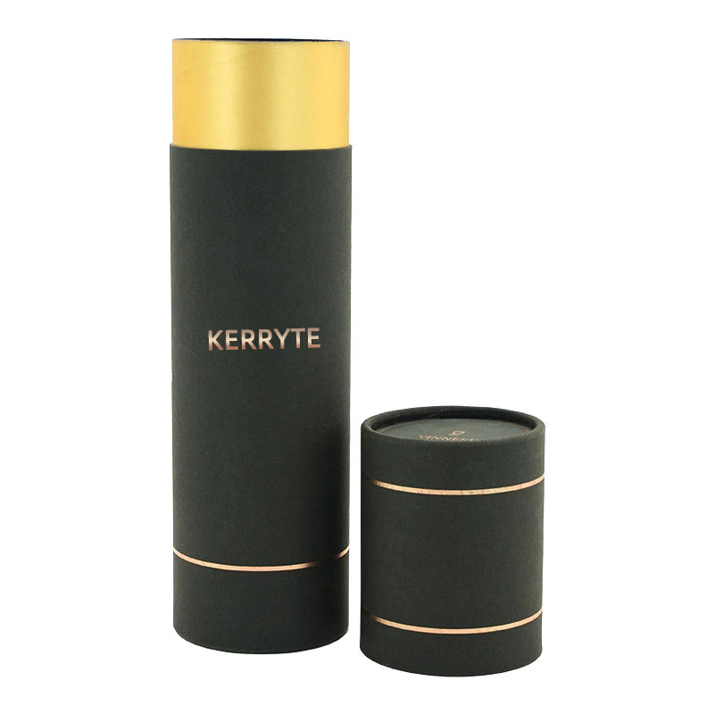 Cardboard Tube Box | Custom Printed Luxury Single Wine & Liquor Bottle Gift Packaging