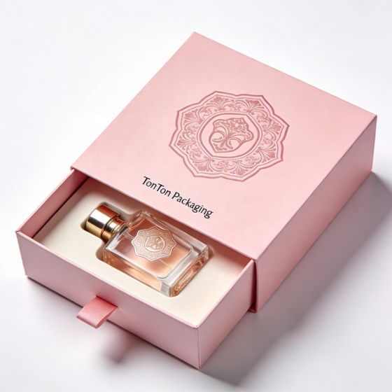 Custom Cardboard Gift Box Cases for Perfume Bottles and Samples Luxury Packaging