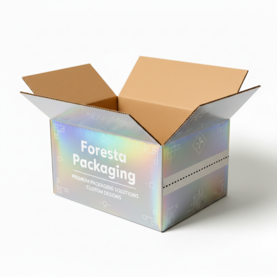 Custom Printed Eco-Friendly Cardboard Shipping Boxes Made with Recycled Materials