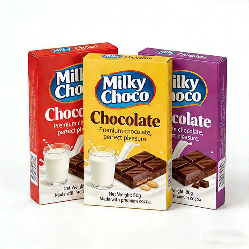 Custom Food Box Chocolate Candy Folding Carton with High-Graphic Retail Packaging