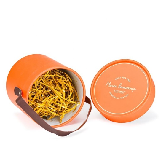 Luxury Custom Rigid Tube Box – Eco-Friendly Paperboard Handle Packaging