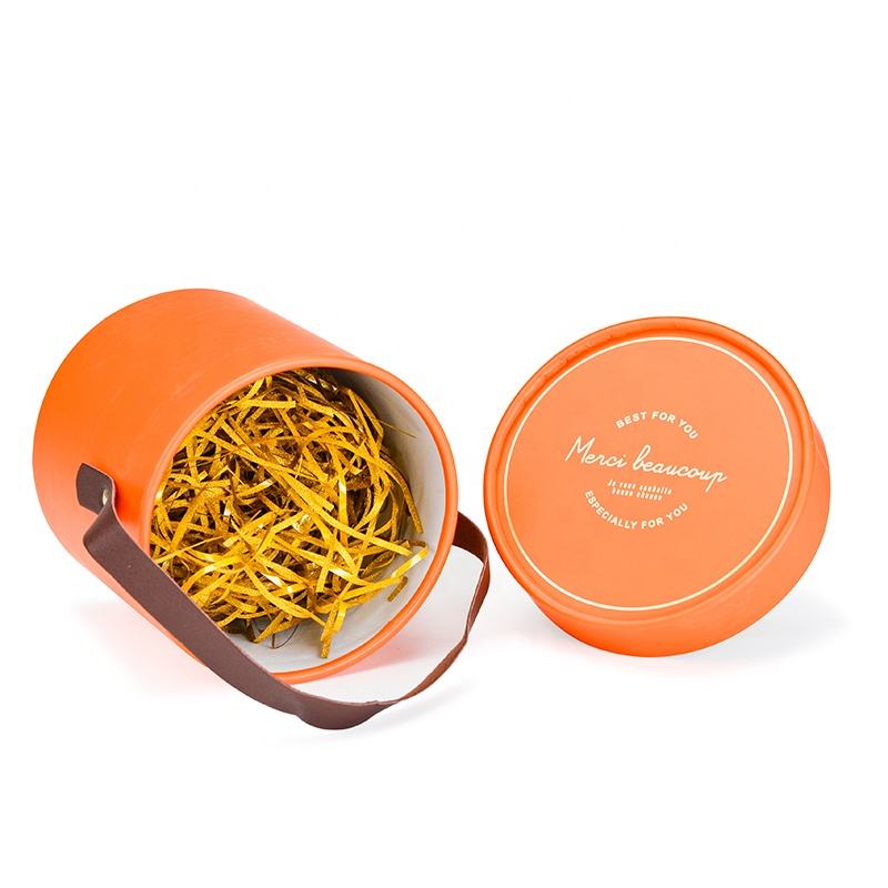 Luxury Custom Rigid Tube Box – Eco-Friendly Paperboard Handle Packaging