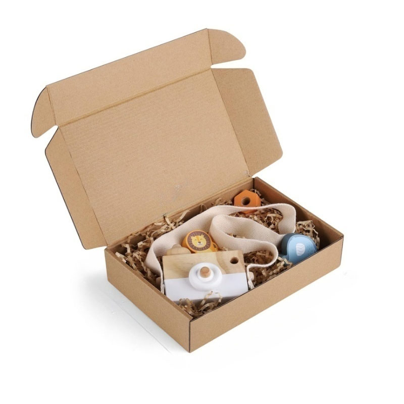 Corrugated Kraft Paper Box Packaging with Matt Lamination for Small Businesses