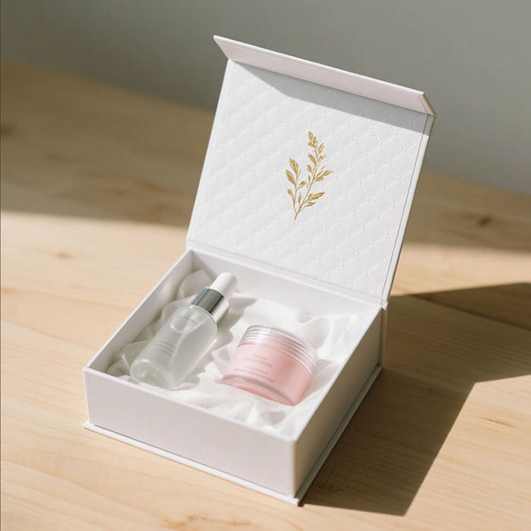 Custom Perfume Bottle Box Packaging Supplier Luxury Velvet Recycled Cosmetic Paper Box