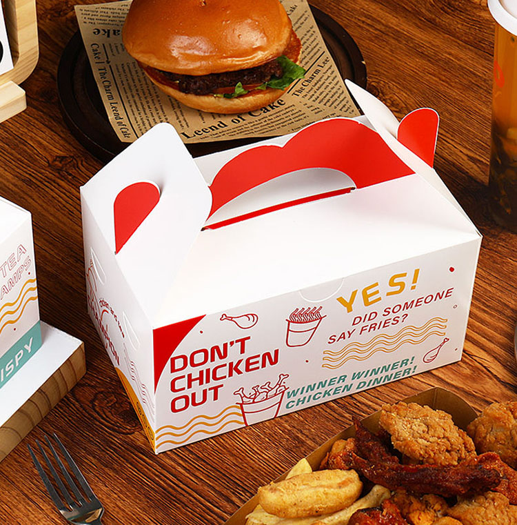Food Box Packaging Printing Design – Custom Eco-Friendly To-Go Boxes for Fast Food