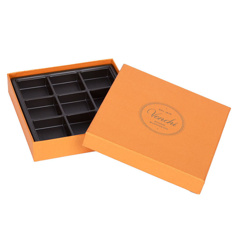 Chocolate gift box packaging Manufacturer Custom square cardboard box packaging for Snack