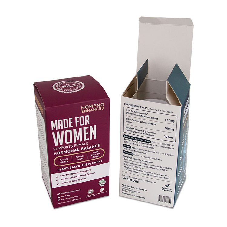 Paper Folding Box Packaging Silver Foil Paperboard Cosmetic Folding Cartons for Skin Care