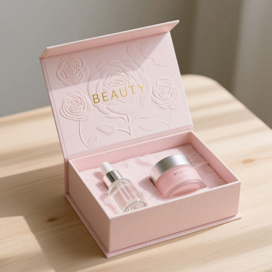 Custom Perfume Bottle Box Packaging Supplier Luxury Velvet Recycled Cosmetic Paper Box