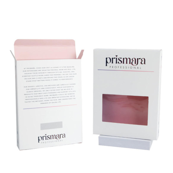 Kraft Paper Box Packaging with Window Cardboard Box | Custom Biodegradable Eco-friendly paper box packaging