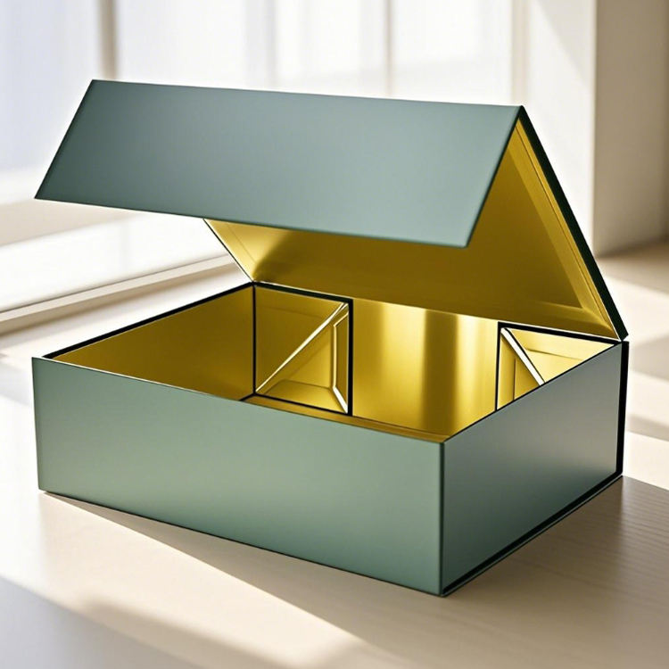 Custom Rigid Paper Box Packaging Wholesale | Magnetic Rigid Cardboard Box with Logo Printing