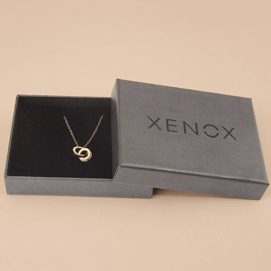 Wholesale Corrugated Boxes with Lid and Insert-Customizable Kraft Paper Luxury Jewelry Packaging Box