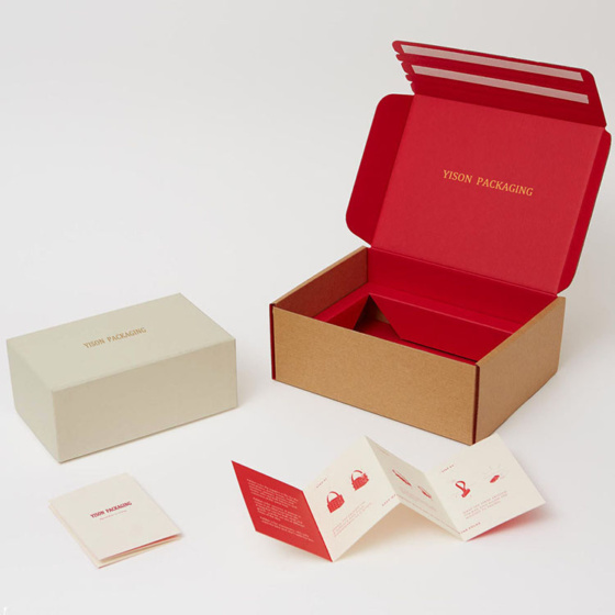 Wholesale Paper Packaging Boxes Custom Printed Corrugated Mailer Box Self Sealing Tear Strip Shipping Box